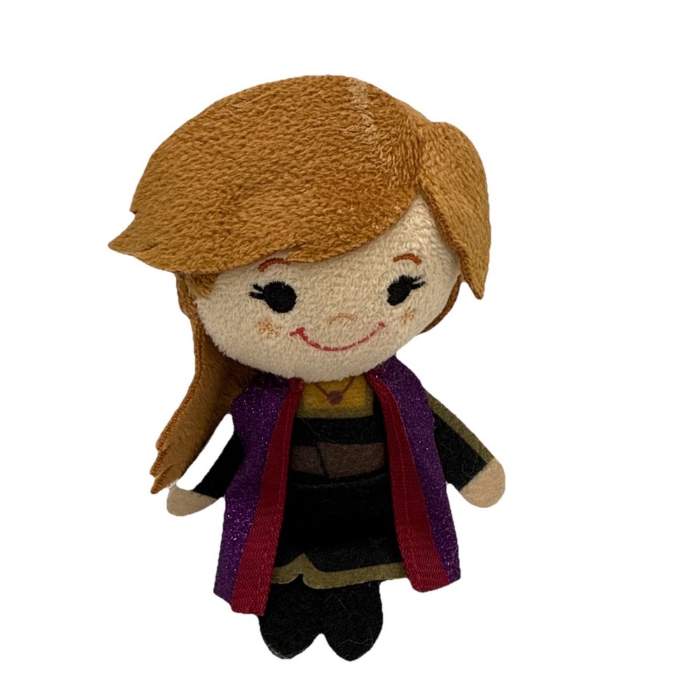 Disney 100 Years Anna From Frozen Mini Plush‎ w/Sparkles Limited Edition 5" Tall